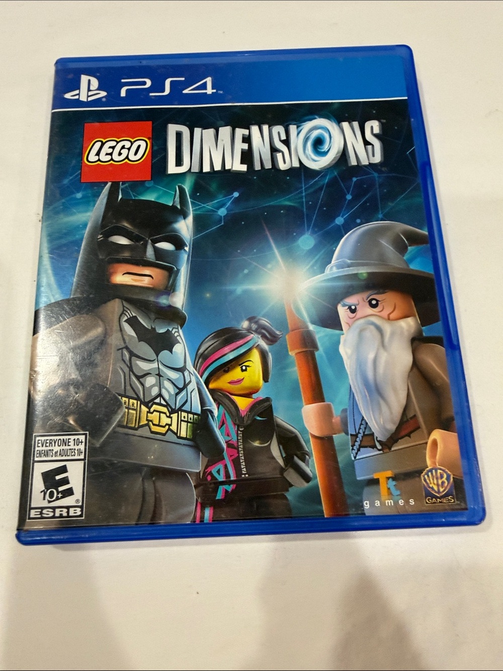 Sony PS4 LEGO Dimensions Game Case — Blue Cover Art
